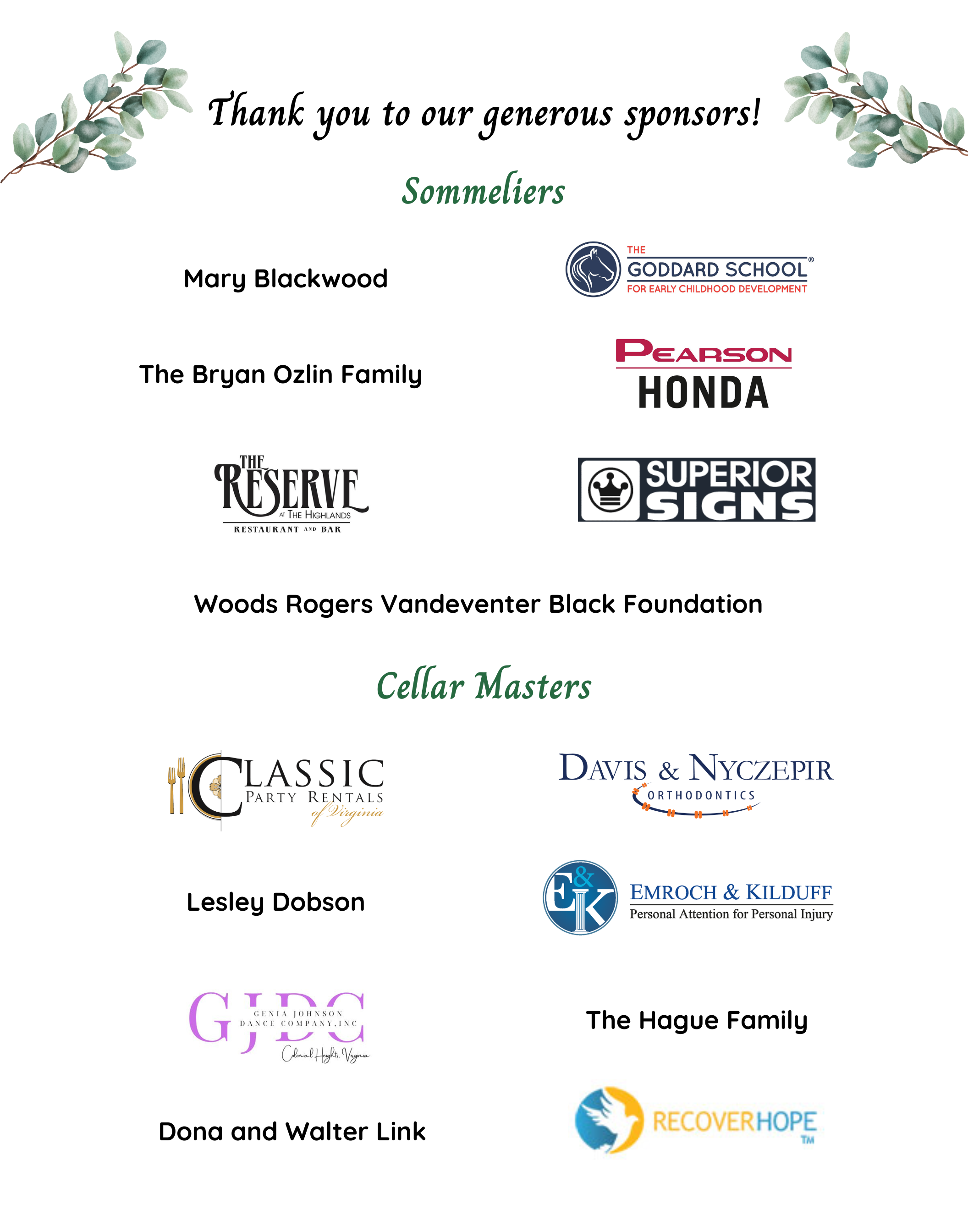Sponsors Poster
