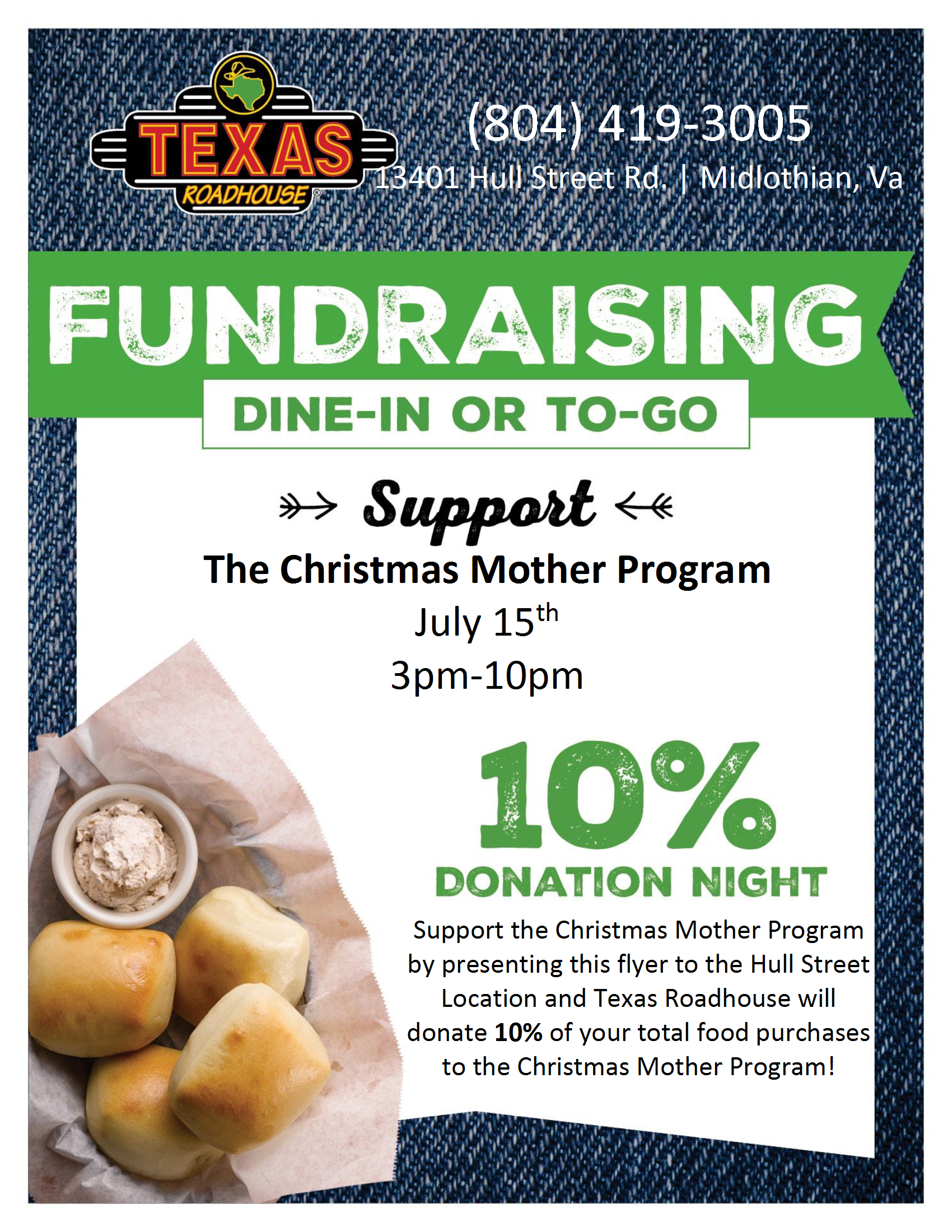 Dine to Donate Hull St Rd conv 1